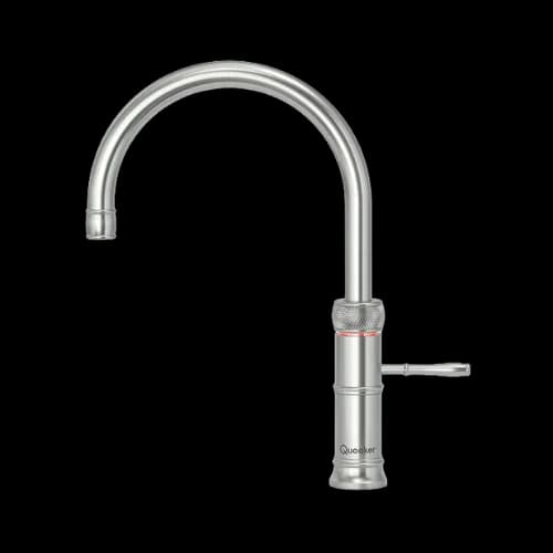 Quooker Classic Fusion Round boiling water tap in stainless steel