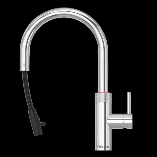 Quooker Flex boiling water tap with pull-out hose in chrome