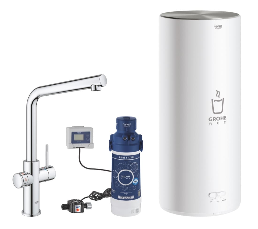 Grohe Red Duo boiling water tap with L-size boiler